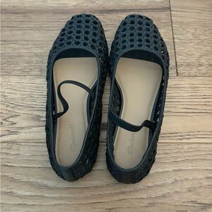 Madewell Black Woven Flats